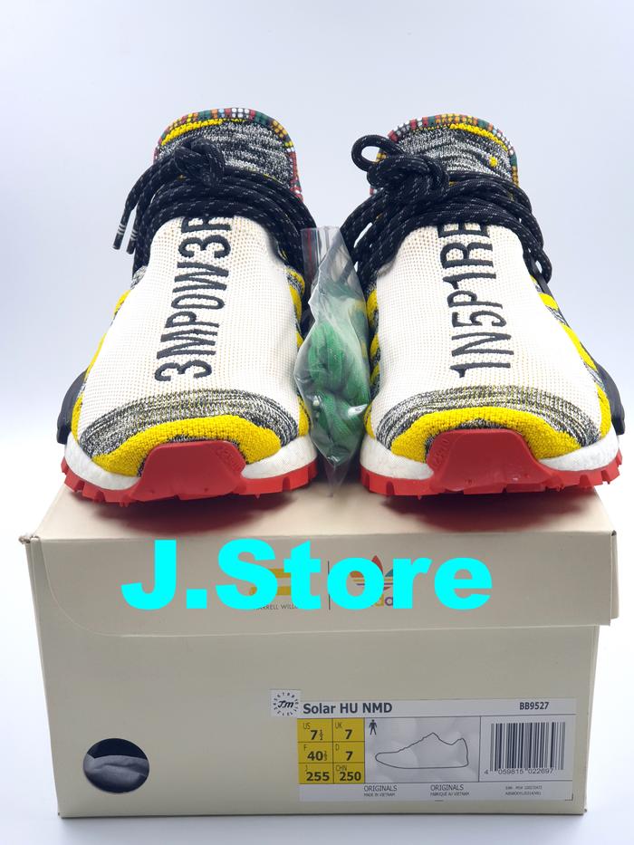 Pharrell williams x adidas nmd hu solar pack  size US 7.5 bb9527