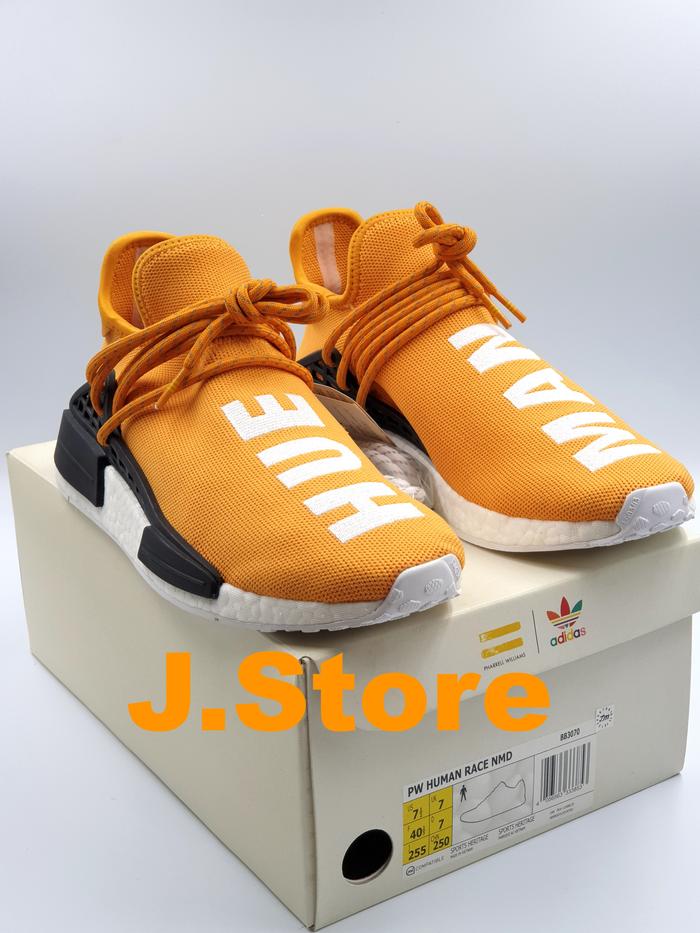 Adidas X Pharrell Williams Human Race NMD ORIGINAL TANGERINE US7.5 BB3070