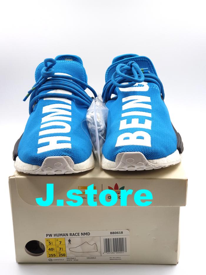 Adidas X Pharrell Williams Human Race NMD ORIGINAL BLUE BB0618 US7.5