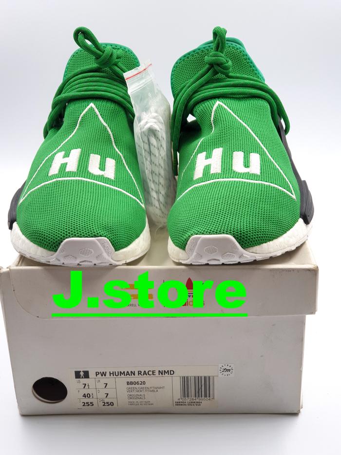 Adidas X Pharrell Williams Human Race NMD ORIGINAL GREEN BB0620 US7.5