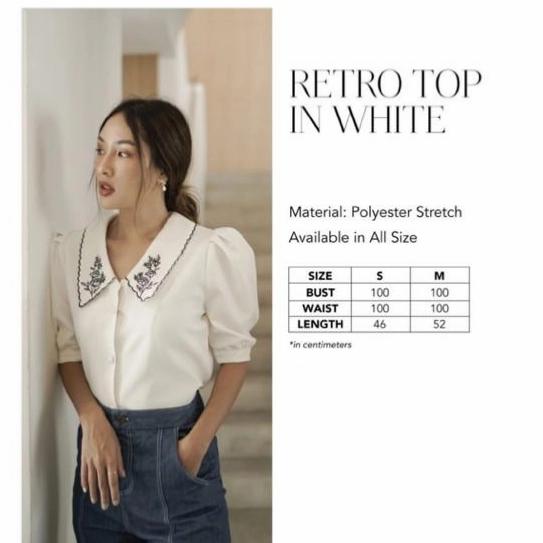 Flomors x Dewwi Retro top in white