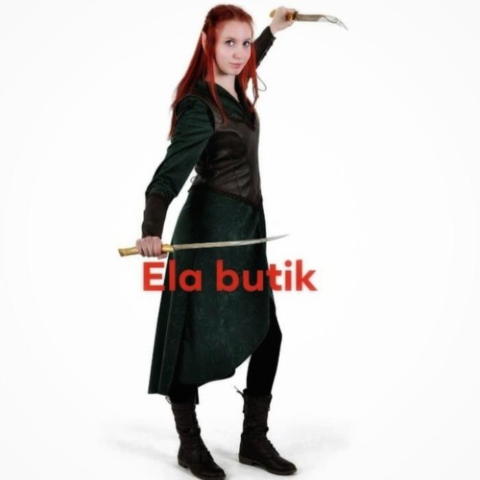 kostum tauriel dewasa the lord of the rings-kostum Hero wanita tauriel-kostum Halloween the lord of 
