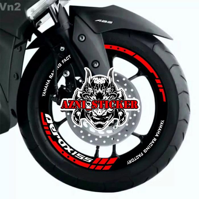 Stiker aerox Stiker motor Sticker velg Sticker velk