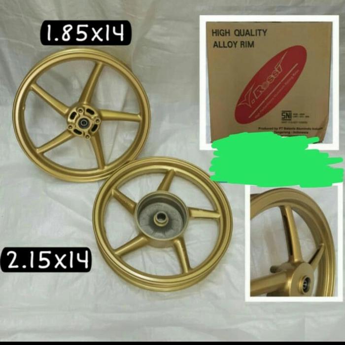 PELEK RACING ROSSI SANCA MODEL RCB HONDA VARIO 110 RING 14 UK 185 /215