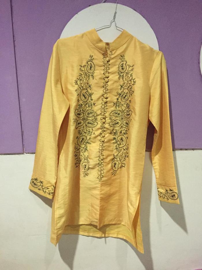 tunik kuning preloved