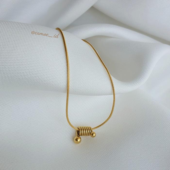 CAMOE - Kalung gold plated / Darcey Twist Necklaces