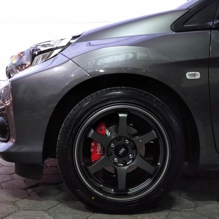 Velg Mobil Brio Hsr R16x7 paket plus ban & cover brembo Hsr