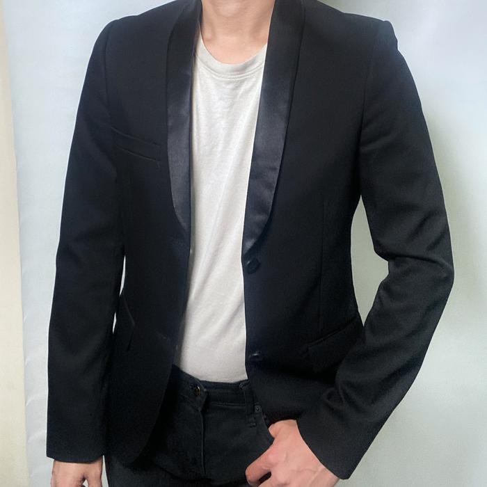 TOPMAN blazer jas topman - hitam black (like new 99% mint condition)