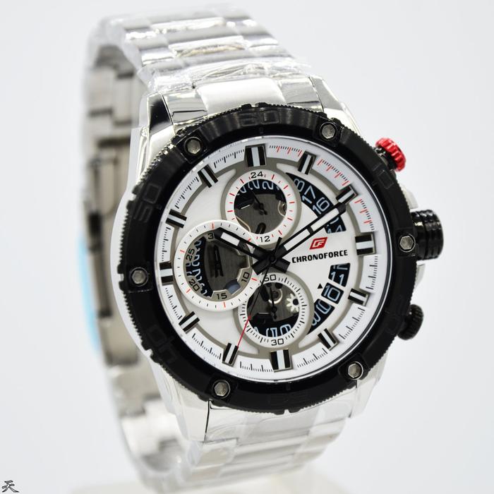 CHRONOFORCE CF 5290MS - Jam Tangan Pria Original - Silver