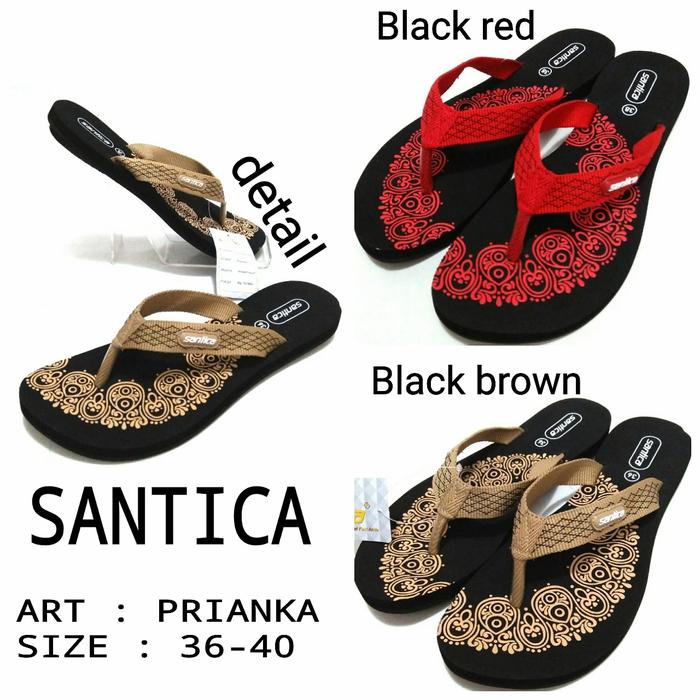 SANDAL JAPIT CEWEK SANTICA PRIANKA SIZE 36-40