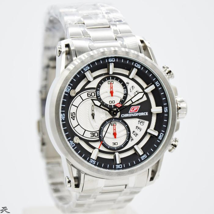 CHRONOFORCE CF 5308MS - Jam Tangan Pria Original - Silver