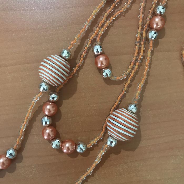 Kalung oranye bahan plastik bonus box samson