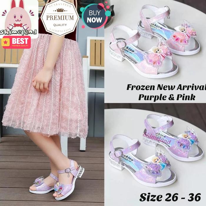 Sepatu Tali Frozen Sendal Sepatu Pesta Elsa Princess