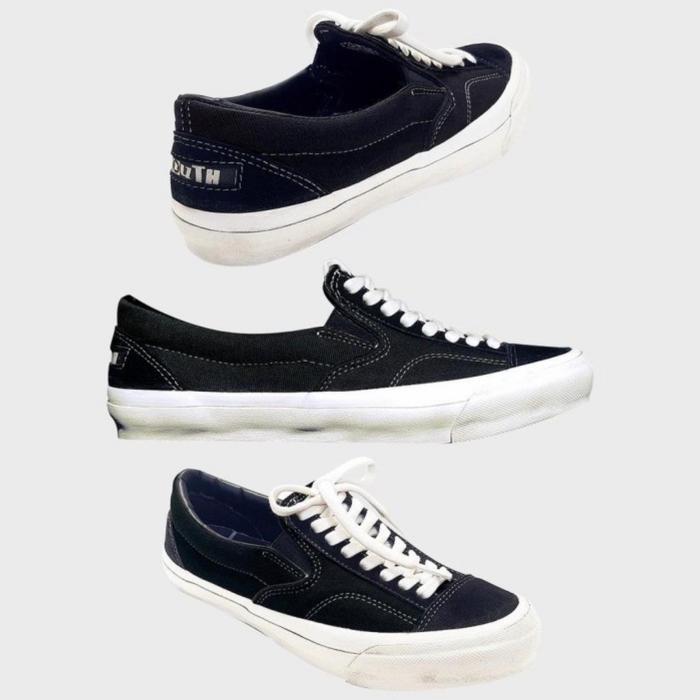 Sepatu Xouth Footwear Boomer Black White Original