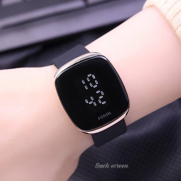 Jam Tangan Wanita Fossil Touch Screen Rubber Best Seller