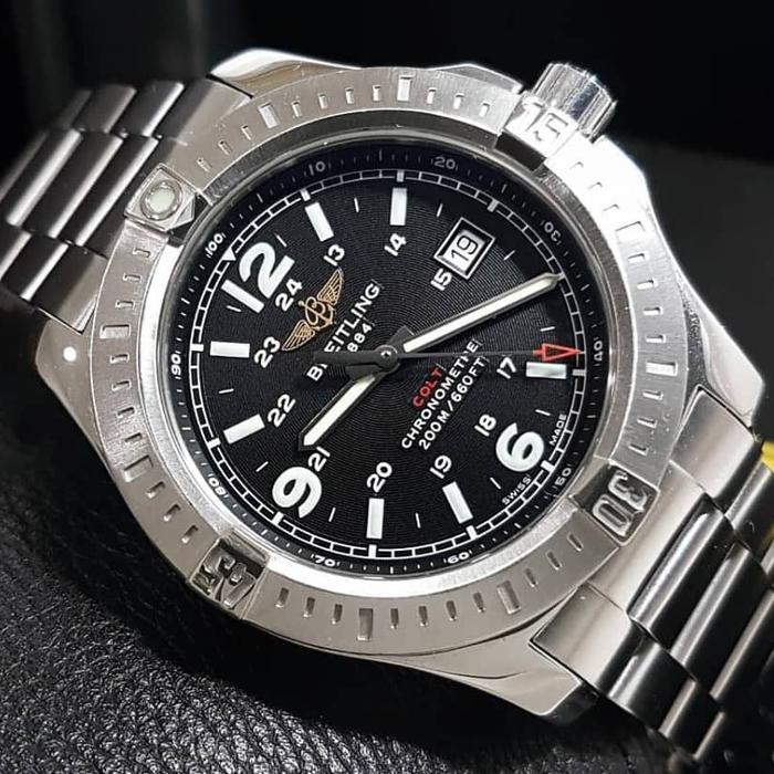 Breitling colt volcano Black dial quarts Fullset 2016