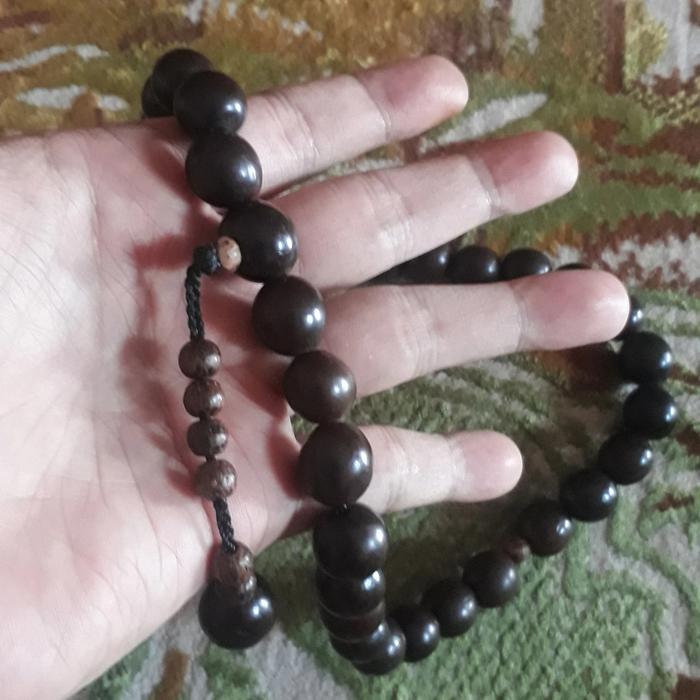 Koleksi Buhun Tasbih Karomah Biji Gebang 33 Butir Jumbo Big Size