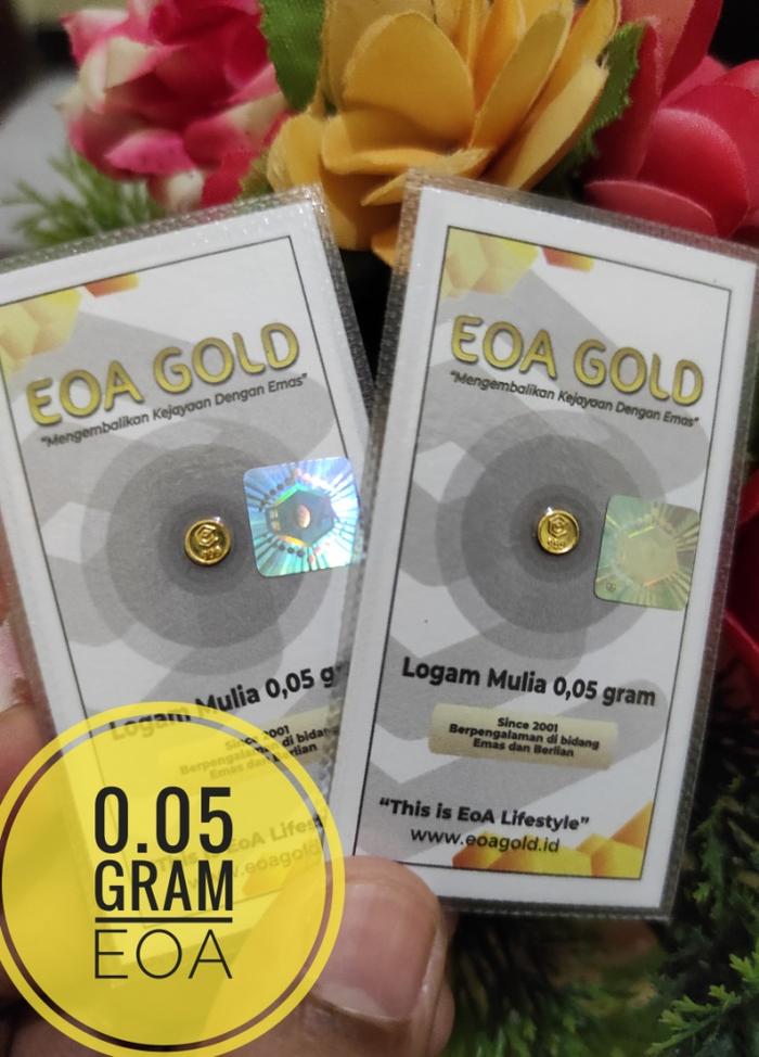 LM Logam Mulia 0.05 Gram Emas 24 K EOA GOLD