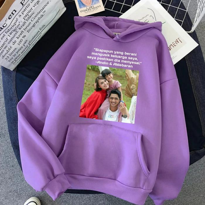 Hoodie Wanita Ikatan Cinta Rcti Andin Aldebaran Reyna Sinetron Lilac