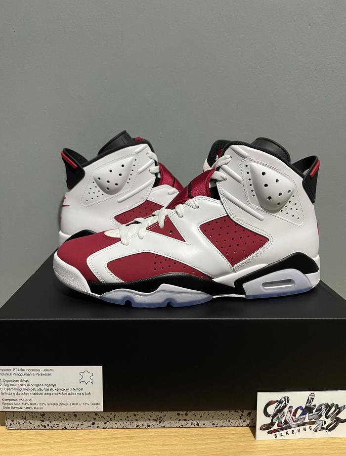 Nike Air Jordan 6 Retro Carmine ORIGINAL