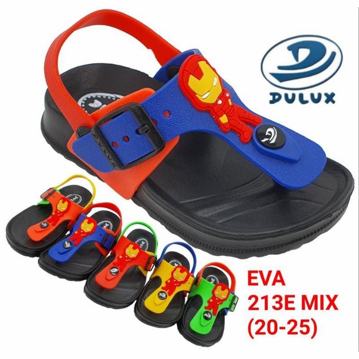 sandal jepit anak ironman sandal dulux 213E MIX uk 20-25