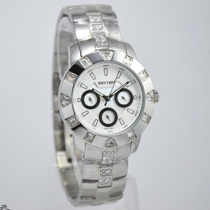 RHYTHM F1101S01 - Jam Tangan Wanita Original - Silver