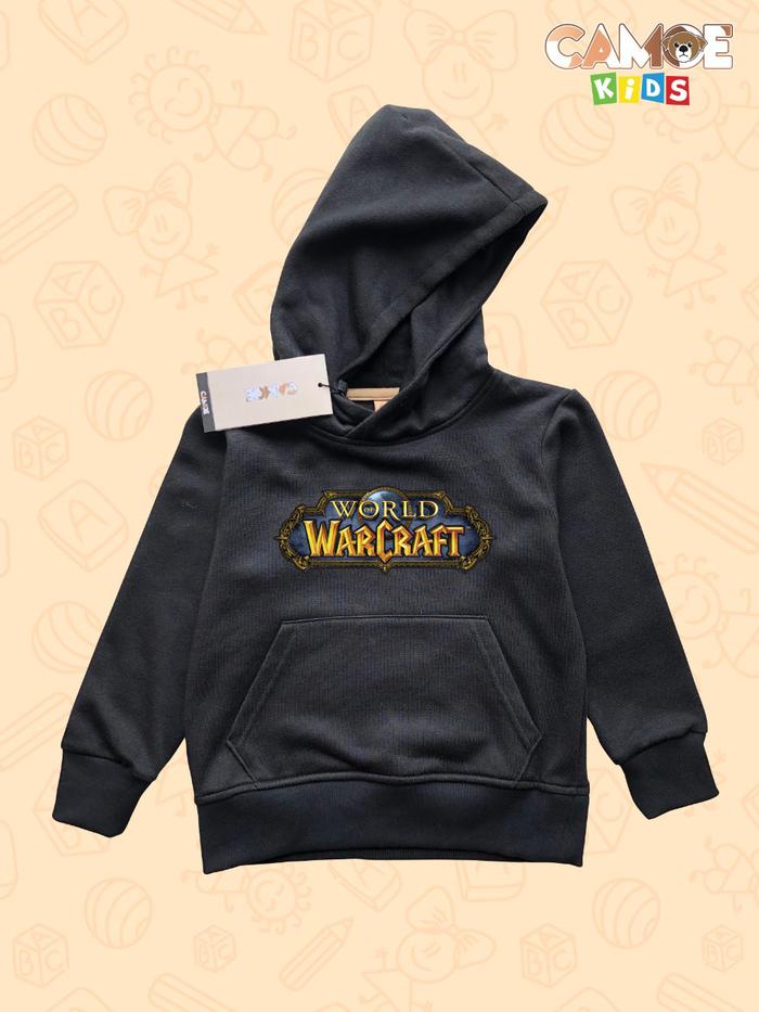 Jaket hoodie anak Kids premium world of warcraft games warcraft
