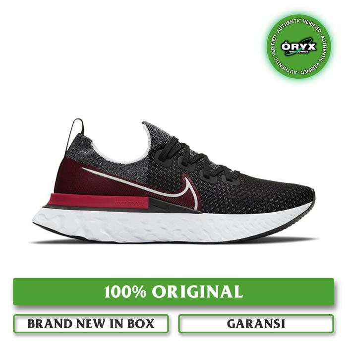 Nike React Infinity Run Flyknit Black / White / University Red