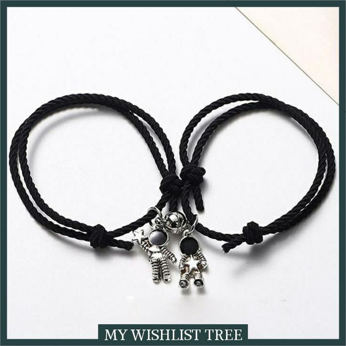 Gelang Magnet Astronot /Gelang Couple Magnet Astronot/Gelang Kekinian