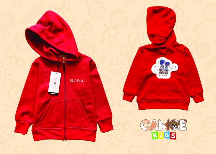 Jaket hoodie zipper anak Kids premium kimi no nawa japan anime