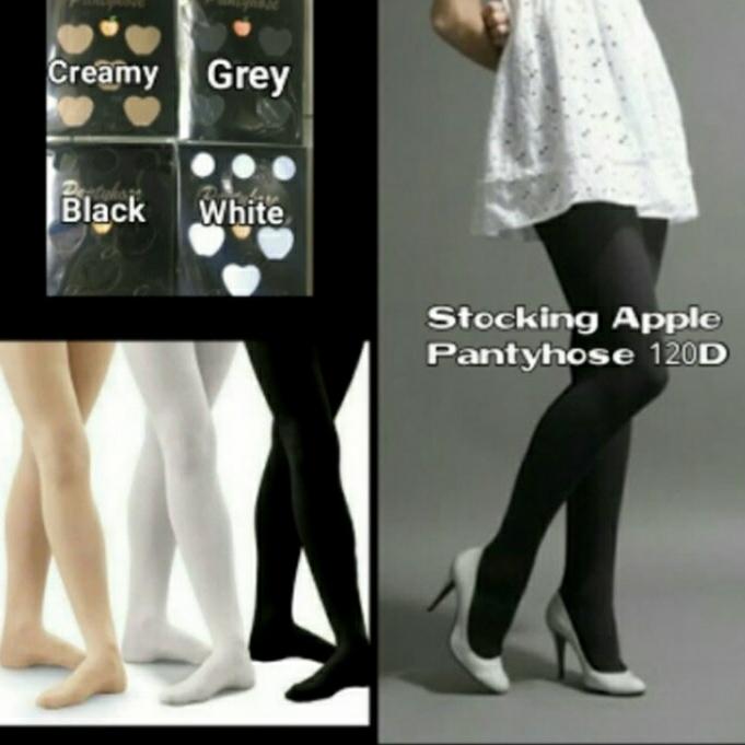 Stoking Apple Warna Kulit Stoking Apple 120D Celana Tebal Pantyhouse