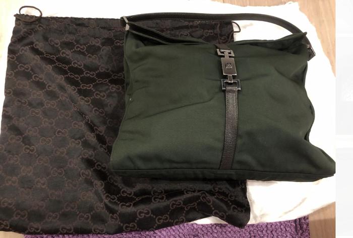 PRELOVED TAS GUCCI SMALL PARACHUTE AUTHENTIC ASLI +ORIG DUSTBAG