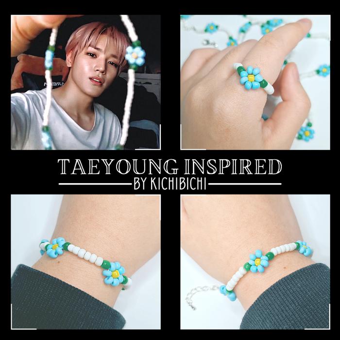 (Taeyoung NCT) Beads Gelang | Cincin | Mask Strap | Choker Ala Kpop