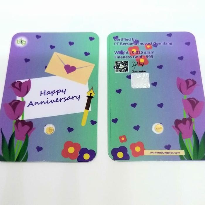 GIFT SERIES BIG EKSEKUTIF PVC ANNIVERSARY 0.025 GR / LM BIG