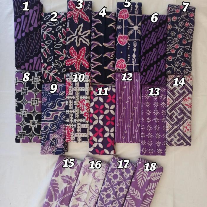 kain batik ungu ,kain batik, kain batik meteran ,kain batik Pekalongan