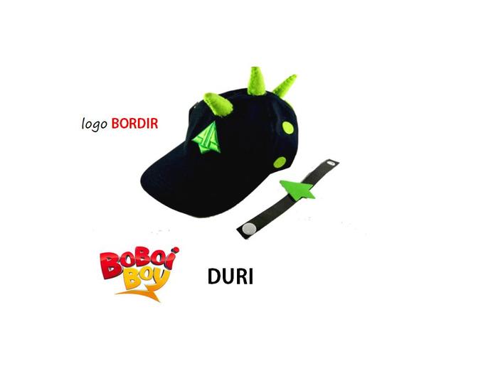 Topi Boboiboy Duri Daun