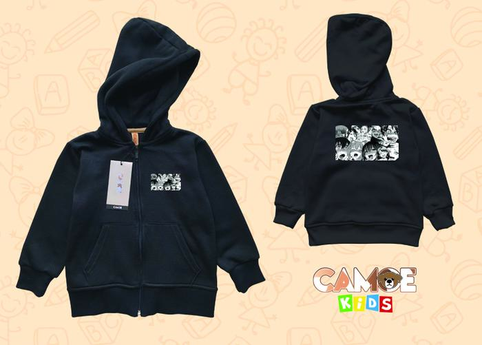 Jaket hoodie zipper anak Kids premium ahegao japan jepang