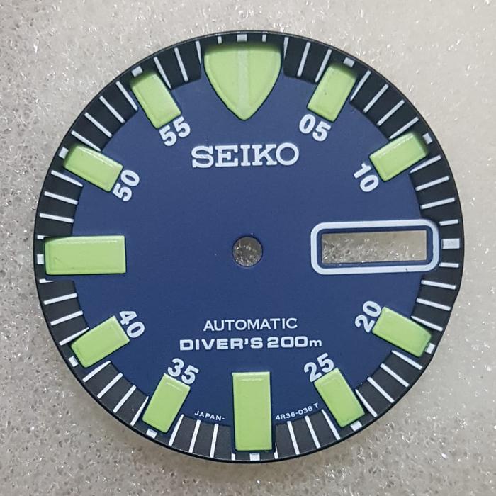 Plat Dial Jam Tangan Seiko Model Monster Blue Automatic Diver's 200m AR36-038T