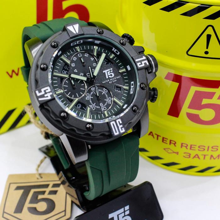 Jam Tangan Pria T5 Original H3757G H 3757 G Mewah Maximal Terjangkau