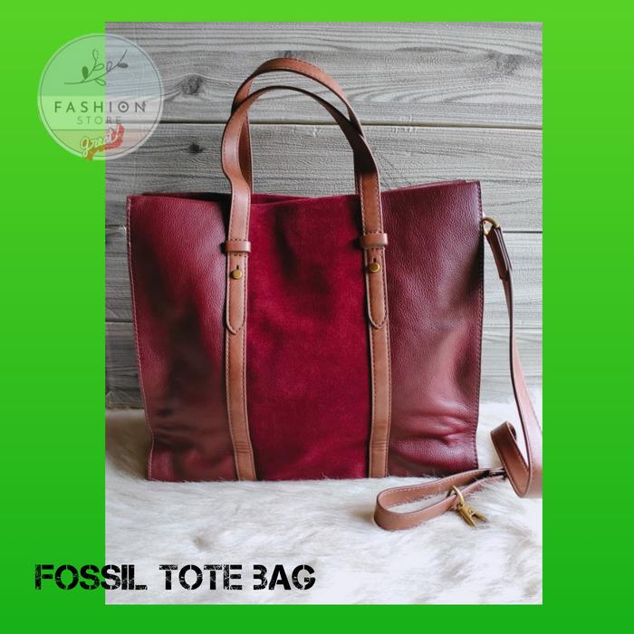 fossil bag tas wanita FOSSIL kingston tote bag original