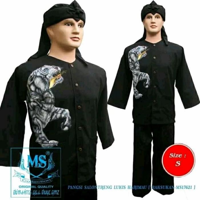 baju pangsi sunda lukisan macan