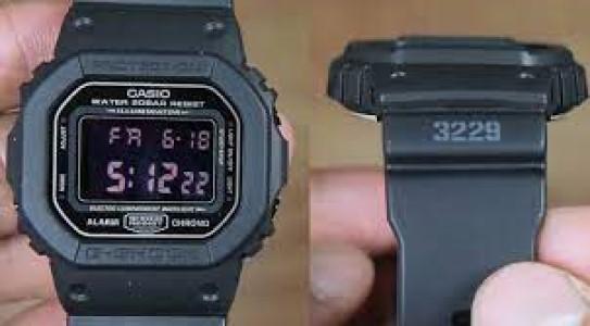 Tali Jam/Rubber/Rantai Original Casio DW-5600MS-1 (3229)