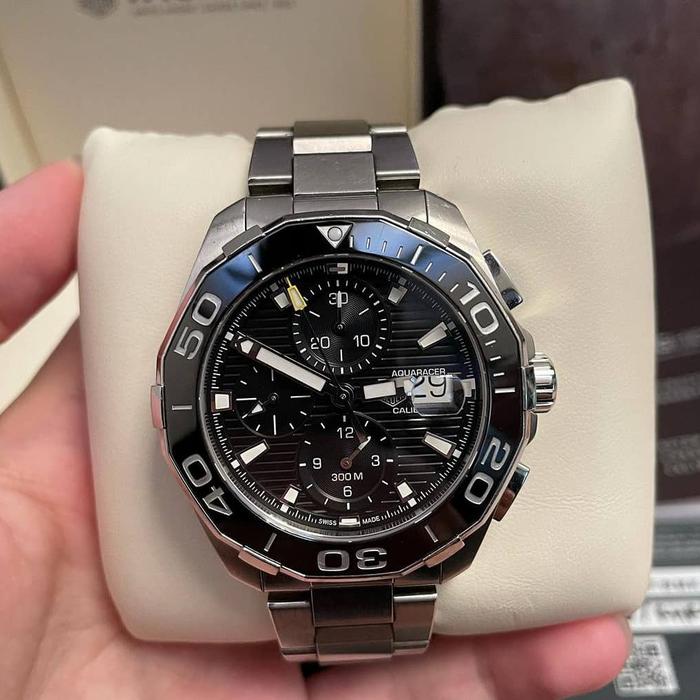 Tag heuer aquaracer cal 16 ceramic bezel black automatic original