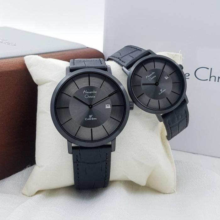 Jam Tangan Analog Sepasang Alexandre Christie Ac 8599 MD-LD St Steel