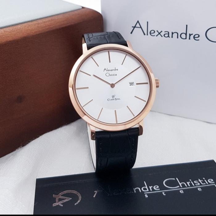 Jam Tangan Analog Pria Alexandre Christie Ac 8599 MD St Stainless