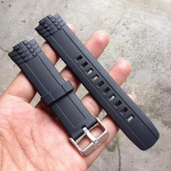 Tali Jam Tangan Tali Q&Q Tali QQ Tali Karet M086J001Y Original