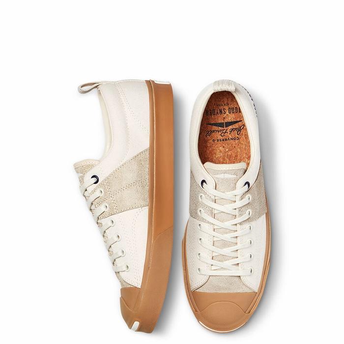 converse x todd snyder - jack purcell - egret/gum