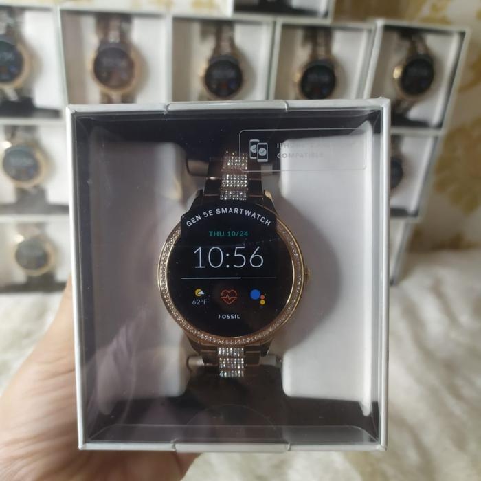 fossil smartwatch gen 5e rosegold ftw6072