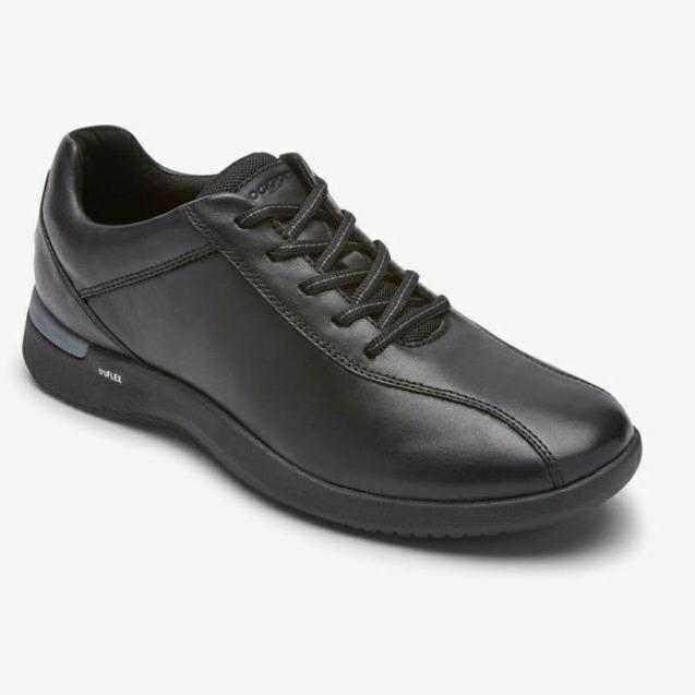 SEPATU SNEAKERS PRIA ROCKPORT TF M Fly Taconic BLACK LEA ORIGINAL