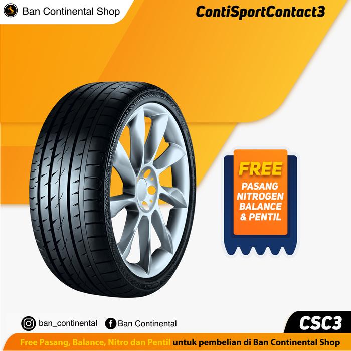 Ban Continental CSC3 205/45 17 RFT Ban Mobil R17 (Tahun 2017)